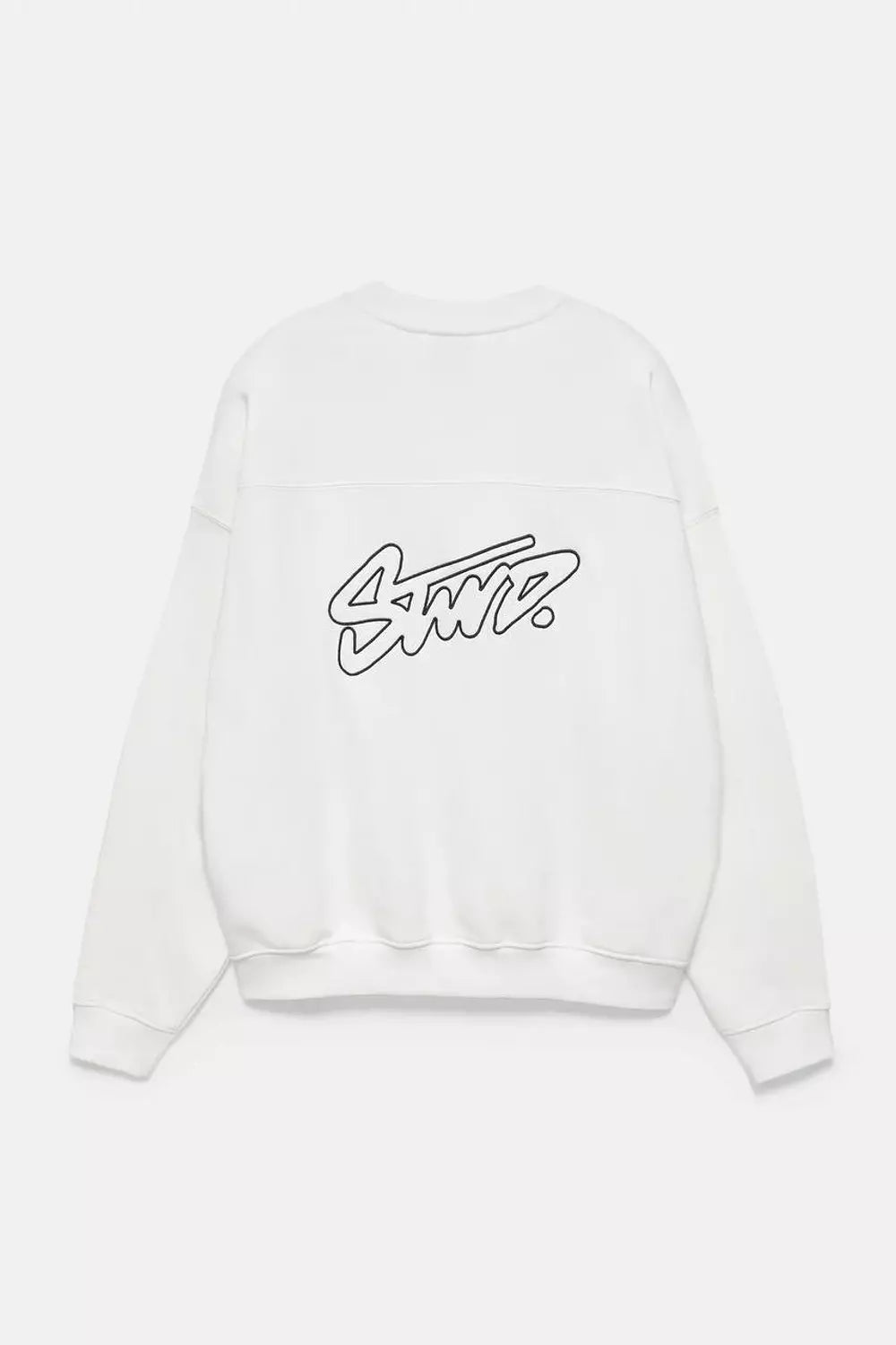 Pull&Bear Signature Logo Oversized Sweatshirt