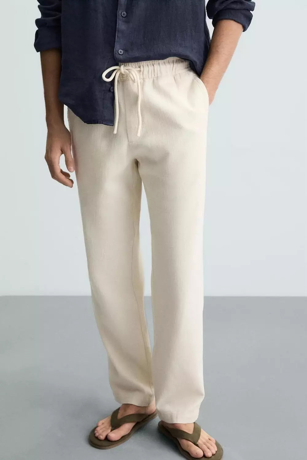 Zara Relaxed Linen Pants