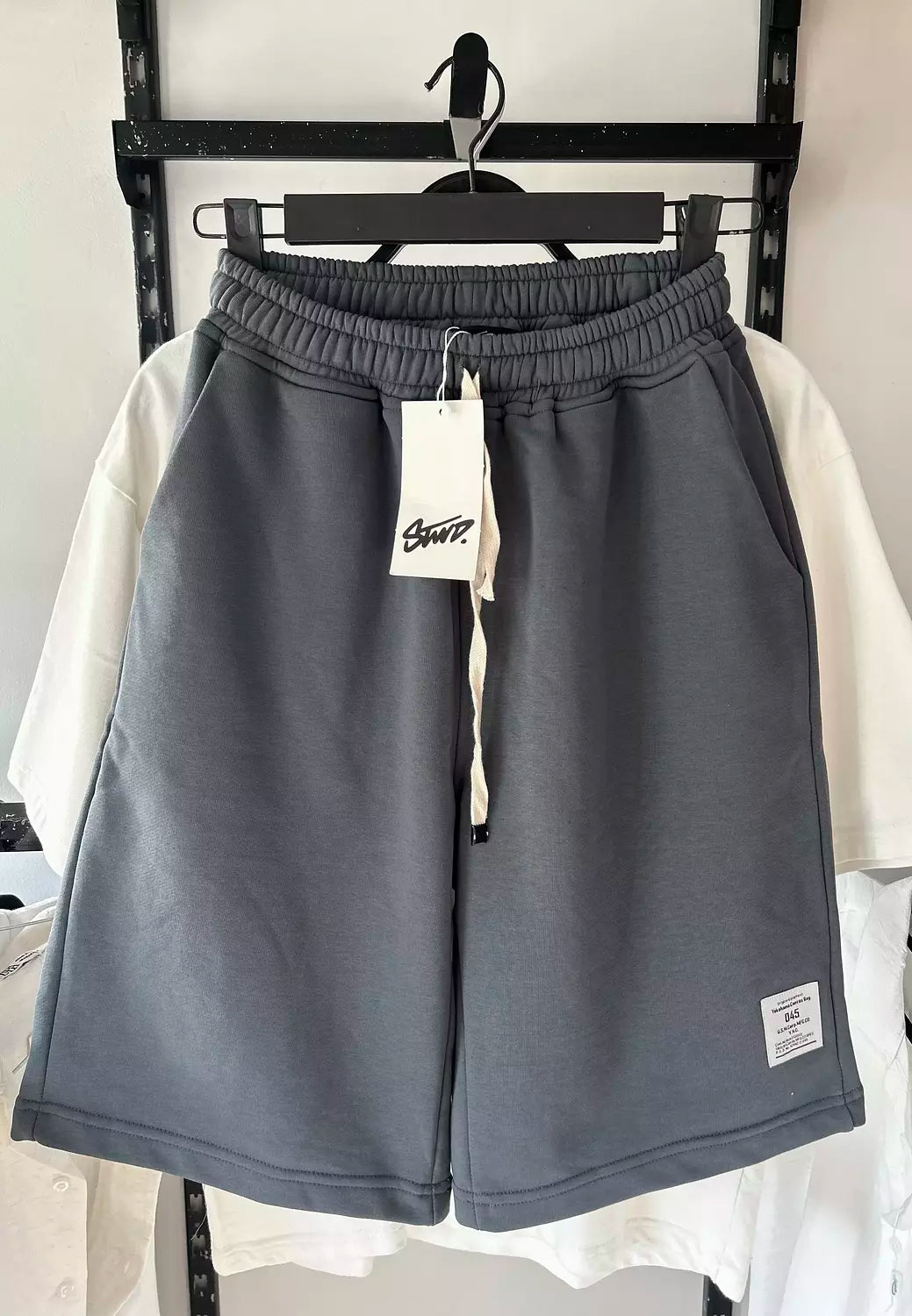 Pull&Bear Wide Leg Sweat Short
