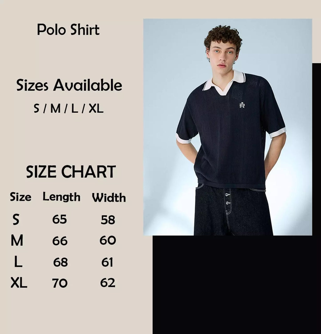 Bershka Heritage Crest Knit Polo