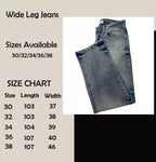 Blue Wide leg Jeans 3