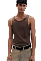 H&M SLIM FIT RIBBED TANK TOP