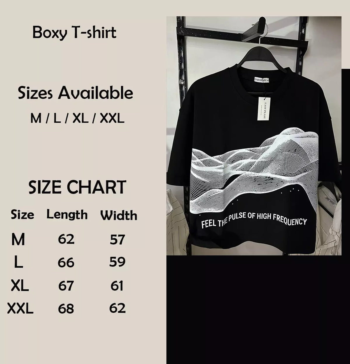 High Frequency Boxy Fit T-shirt