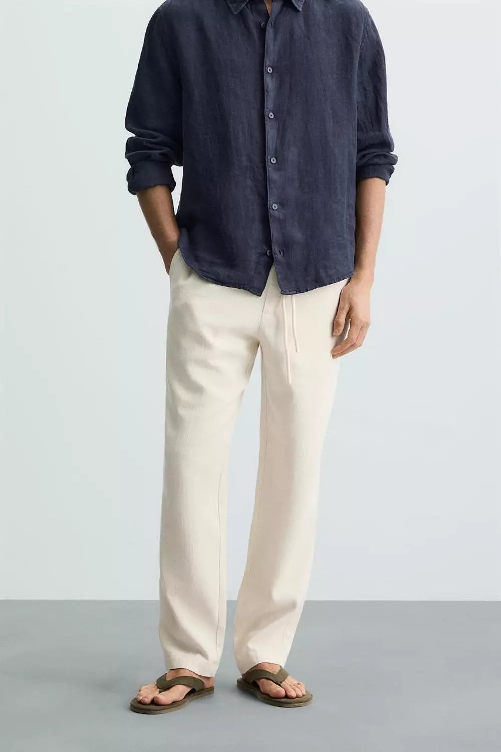 Zara Relaxed Linen Pants