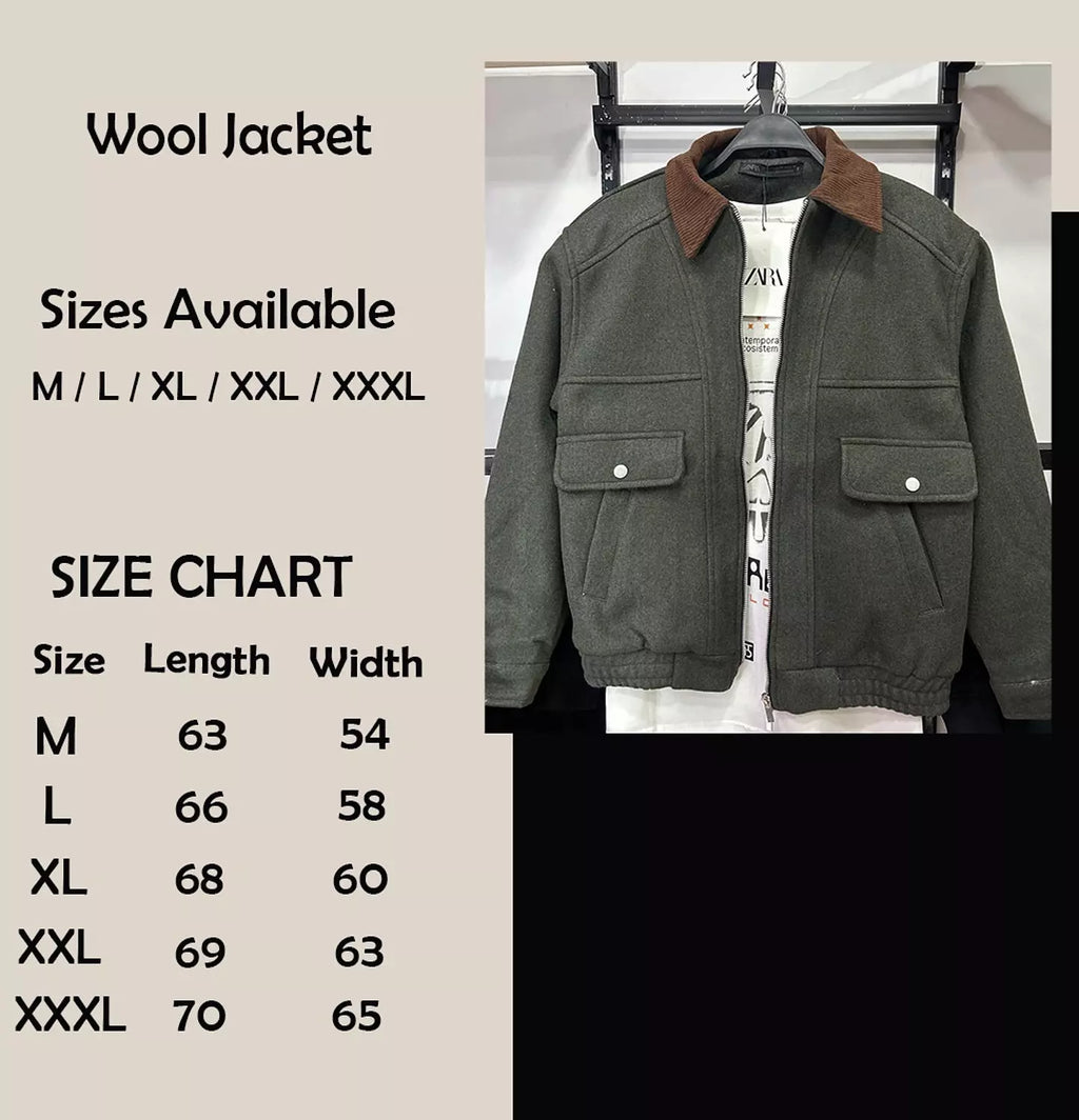 Zara Boxy Wool Jacket
