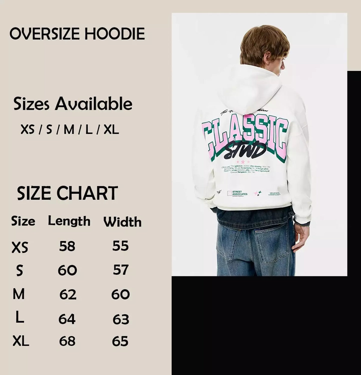 PULL&BEAR STWD CLASSIC HOODIE