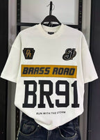 PULL&BEAR BRASS ROAD BOXY T-SHIRT