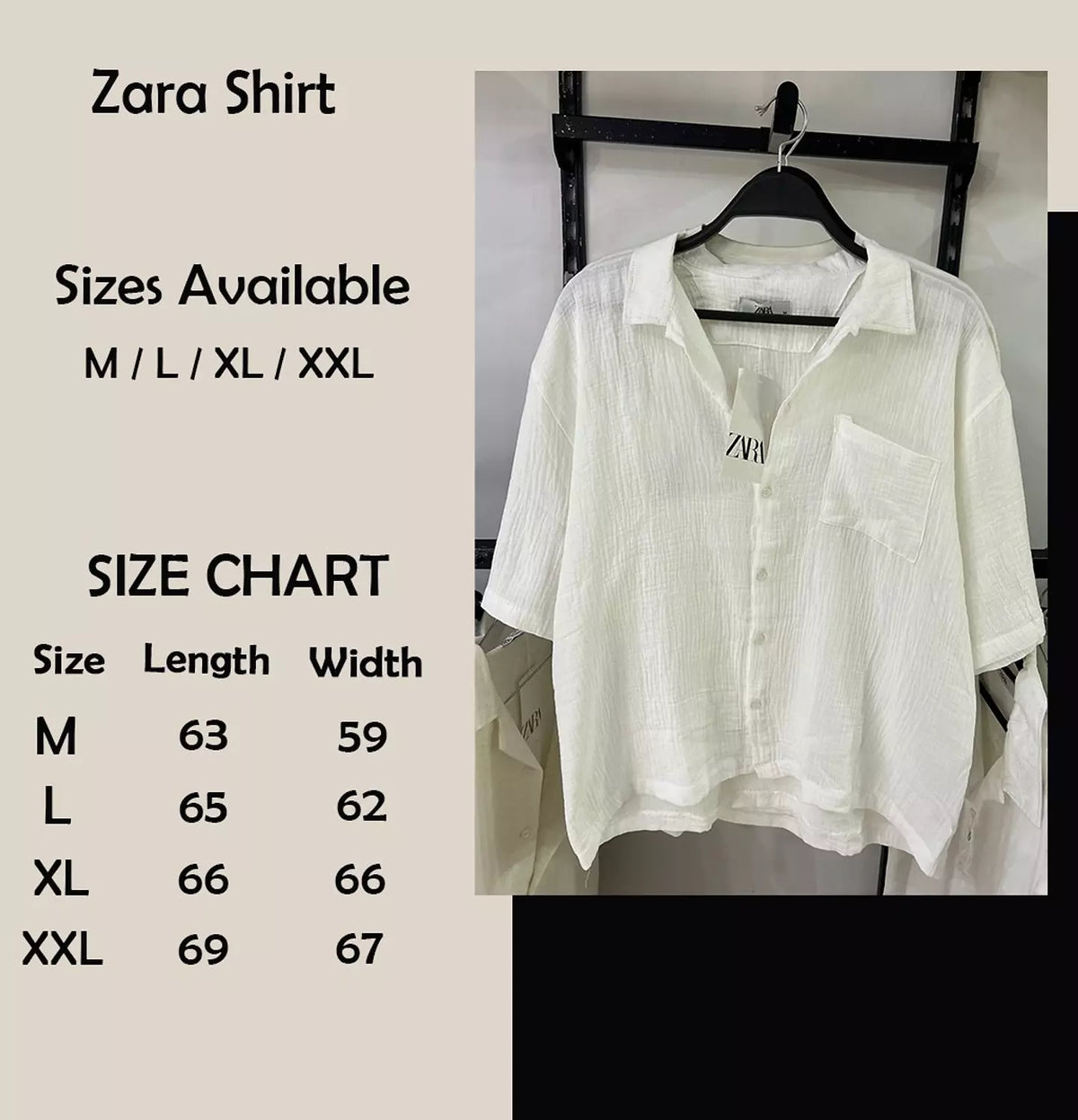 Zara Oversize Shirt