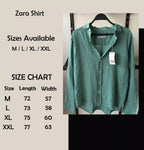 Zara Relaxed Linen Blend Overshirt