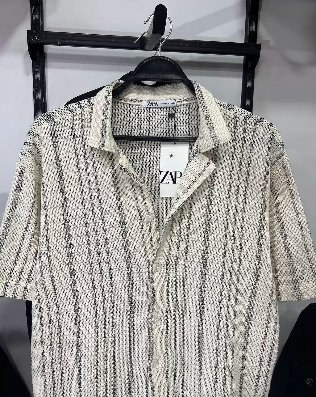 Zara Crochet Knit Shirt