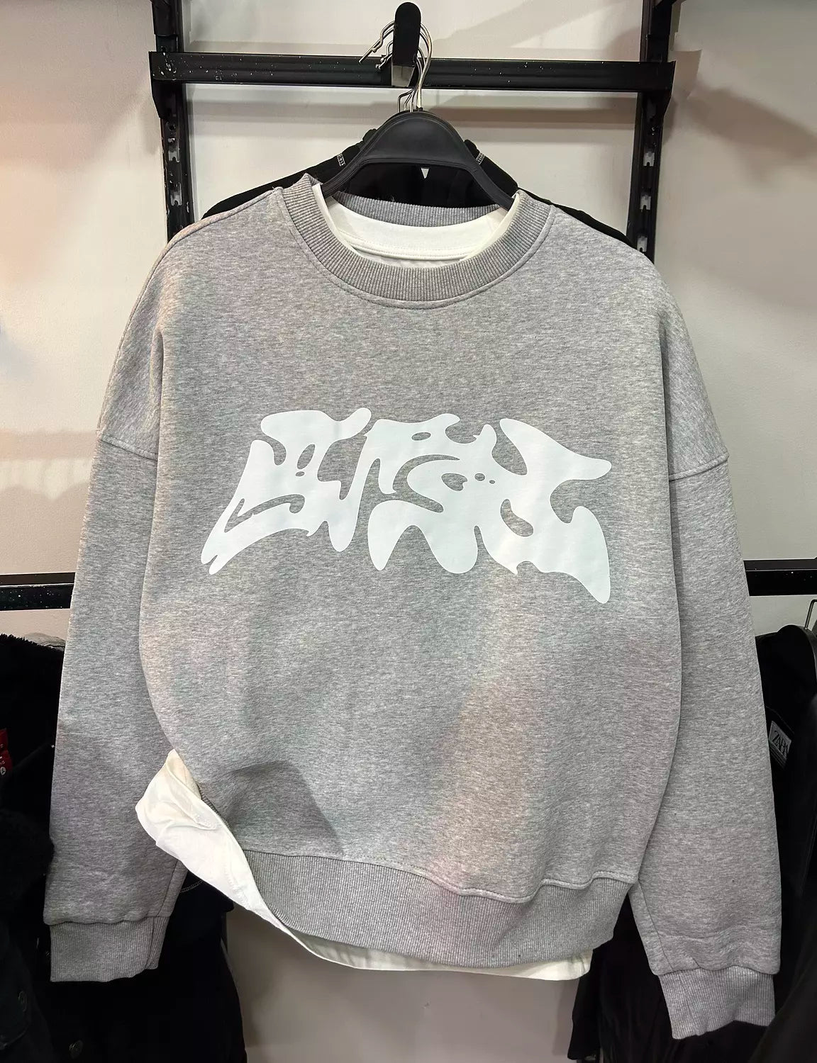 Light Grey Crewneck Sweatshirt